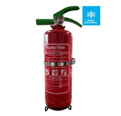 Flameline 2 liter VROST vrije schuimblusser - PFAS- en fluorvrij (2028)